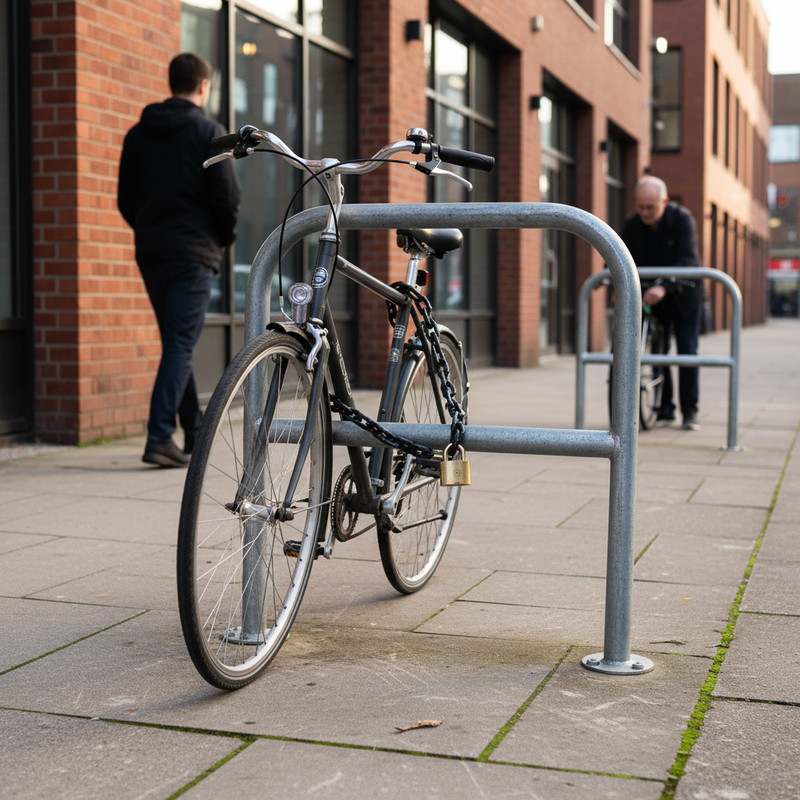 Rosy Brown Premium Bike Stand for One or Two Bikes - Galvanised Steel