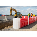 Gray Premium Safety Barrier End Stop - Without Pin for Extra Stability