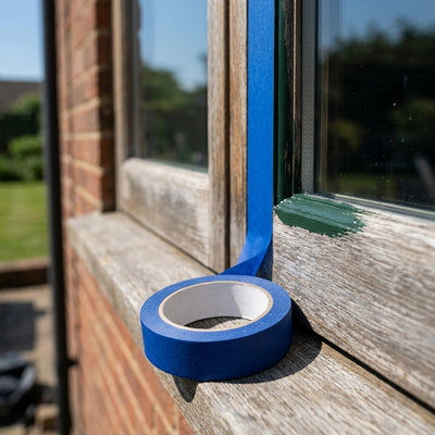 25mm Blue UV Resistant Masking Tape - 50m
