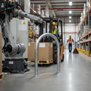 Light Slate Gray Premium U-Shaped Impact Protection Barrier - 60mm Steel Tube