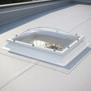 Rectangular Fixed Dome Rooflight 1000x800mm PVC Upstand