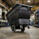 600 Litre Polyethylene Tilt Truck with Castors