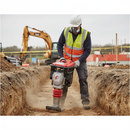 Rosy Brown Premium Petrol Engine Trench Rammer with Durable Design