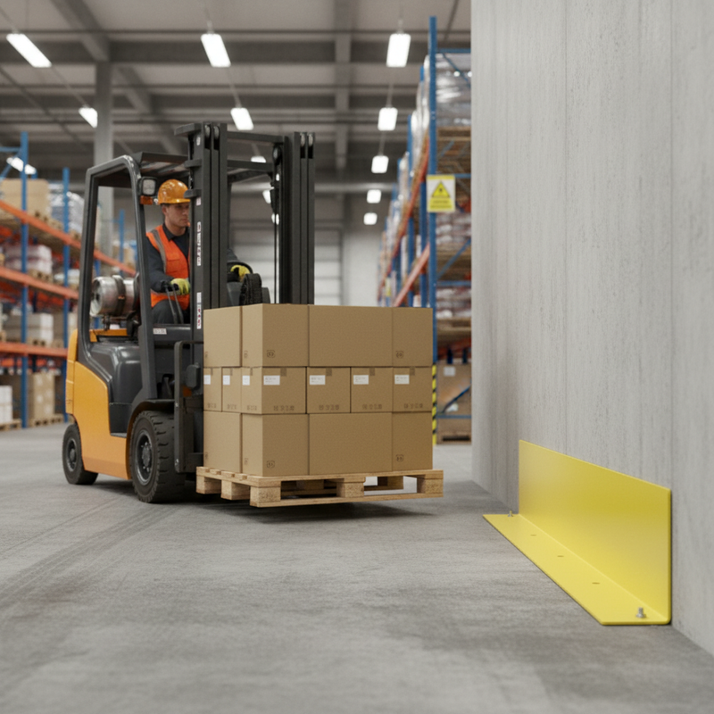 Rosy Brown Premium MD & HD Impact Protection Railing System - Under-Run Guard