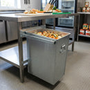 84 Litre galvanised steel bin liner with handles
