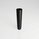 Aluminium Flush Joint Downpipe Sample — Textured Black / 63mmØ