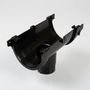 Running Outlet for Guttering, Gloss Finish (view 2)