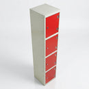 Four-Door Laminate Locker with Galvanised Steel Frame (view 2)