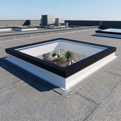 Flat Glass Rooflight 1000mm x 1000mm