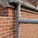 63mm Diameter Traditional Downpipe Branches 92.5° & 112.5° — RAL 7036 / 92.5 Degrees (in use)