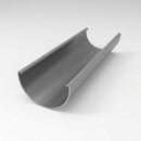 Half Round Gutter Sample – Aluminium (view 2)