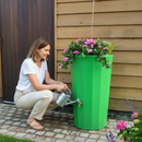 Dim Gray Premium 23 Litre Combined Water Butt Planter with Brass Tap