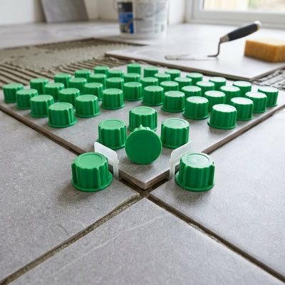 Threaded Screw Cap Tile Levelling System – Pack of 50
