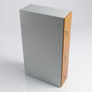 Three-Door Timber Effect Locker with Cam Lock – Steel Frame (view 2)