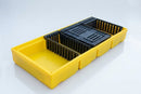 3-Drum Spill Pallet, 228 Litre Sump, 1785 × 780 × 240mm (view 2)