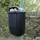 Polyethylene Post-Mounted Litter Bin, 50 Litre Capacity