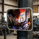 800 x 600mm stainless steel heavy duty industrial mirror