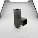 72x72mm Flush Joint Downpipe Branches — 92.5° & 112.5° — RAL 7022 / 92.5 Degrees