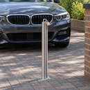 Stainless Steel Telescopic Vehicle Post with External Lock - 500mm
