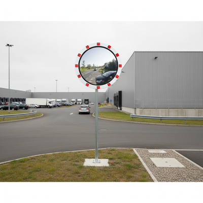 Premium Ice-Free Frost & Condensation Resistant Traffic Mirror - Circular