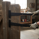 Premium Heavy Duty 250mm Tee Hinges for Doors and Gates - Robust Locking Mechanism with Mounting Screws Included