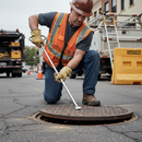 Light Slate Gray Premium 20" Manhole Lifting Key - Heavy Duty Steel Construction