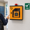 Indoor AED Cabinet with Clear Front Panel - For Defibrillator Storage