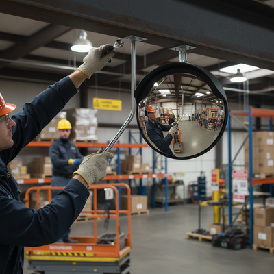 Extended J-Bracket for Professional Observation Mirrors - 55cm Extension