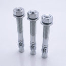 Set of 3 M10 x 85 mm Throughbolts for Ground Fixing (view 2)
