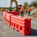 Rosy Brown Professional 50MPH Crash Tested Safety Barrier - Heavy Duty Design