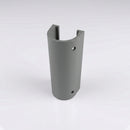 76mm Diameter Aluminium Downpipe Access Plate — RAL 7037