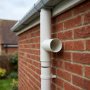63mm Flush Joint Downpipe Branches – 92.5° or 112.5° Arms — RAL 9016 / 92.5 Deg (in use)