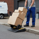 Light Slate Gray Heavy Duty Kerb Ramp for Vehicles and Wheelchairs - 150mm