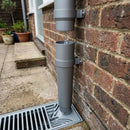 Flush Joint Aluminium Downpipe 63mm Diameter × 3m Length