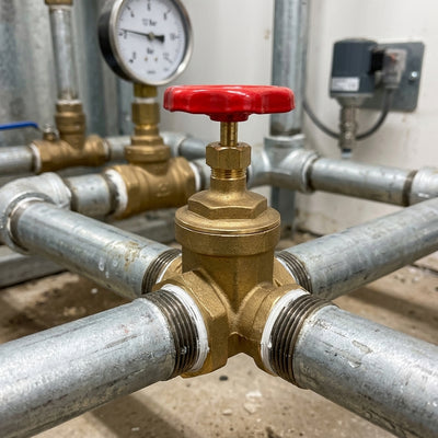 1 1/2" BSP Female Brass Gate Valve, 16 Bar