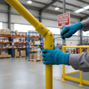 Gray Premium Flexible Variable Angle Connector for Top Rail and Post Connections with Connection Bolts