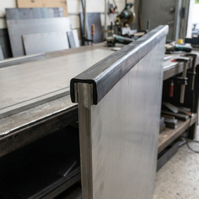 Square Rubber Edge Protector 24x31mm for 25mm Panels - 3m EPDM