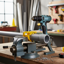 Dark Slate Gray Heavy Duty PVC Drain & Soil Pipe Chamfer Tool with Precision Cutting Blades