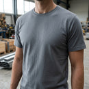 Steel Grey Slim Fit Cotton Tee