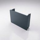 Aluminium Box Gutter Stop End 135 x 100mm — RAL 7016