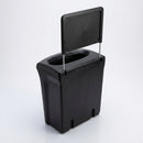 87 Litre Open Top Recycling Bin with Flat Back and Colour-Coded Lid (view 2)