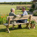 Wooden Garden Bench - Classic Design