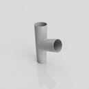 76mm Diameter Flush Joint Downpipe Branches — RAL 9006 / 112.5 Degrees
