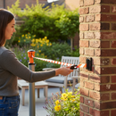 Dark Olive Green Premium Retractable Barrier Receiver Clip - Wall Mount & Magnetic