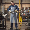 Dim Gray Premium Clear PVC Apron 42" x 36" Pack of 10 - Waterproof & Durable