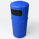 90 Litre hooded top litter bin, polyethylene with pest guard (view 2)