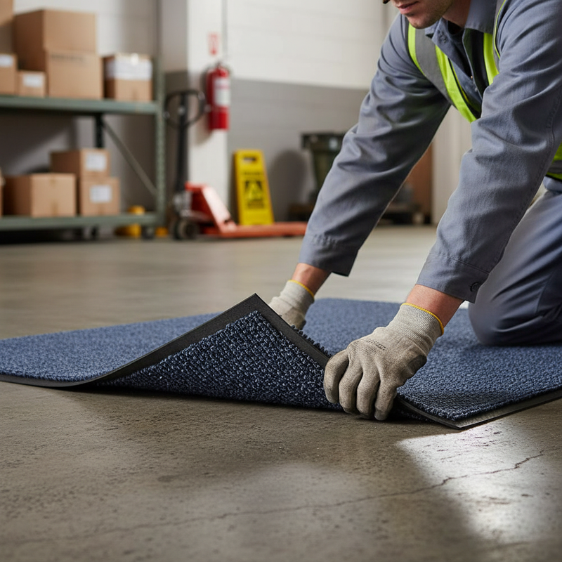 Dim Gray Heavy Duty Scraper Mat for High Traffic Areas - Multiple Sizes