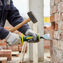 Dark Gray Premium 4" Brick Bolster with Hand Guard for Precision Cutting