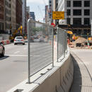 Dark Gray Heavy Duty Steel Mesh Fence Top for Crash Tested Barrier