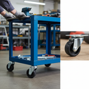 Premium 30mm Diameter Swivel Castor Wheels for Lightweight Furniture - 4 Pack with Plate Fixing